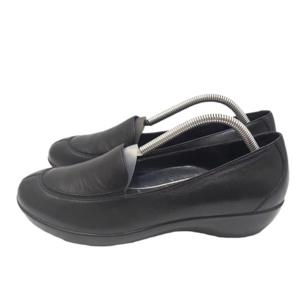Dansko Debra Nappa Black Leather Loafers Shoes Size 41 US 10.5 / 11 - Picture 3 of 10
